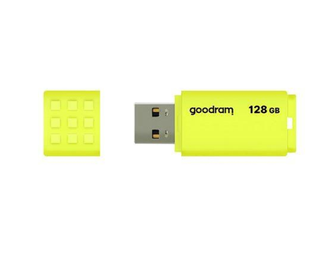 GOODRAM 128GB UME2 odczyt 20MB/s USB 2.0 żółty - 606429 - zdjęcie 2